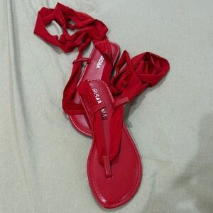 Women's Elegant Red Sandals